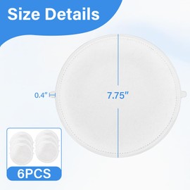 DuckcowsC Hot Tub Pre Filters, 100497 First Filter Replacement for Maax Coleman Whirlpool California Cooperage Hot Tub and Spa Parts (6 Pack)