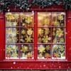 Qeedee Christmas Snowflakes Window Clings, 8 Sheet Snowflake Window Clings