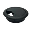 Tapon Pasacables Negro Guía Pasa Cables Para Escritorio 2 Pz