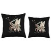 Orchid Mantis Steampunk Throw Pillow