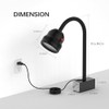 Magnetic Work Light,18W Machine Light with 12T Base,1800 Lumens Flexible
