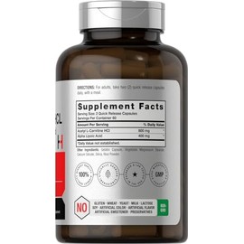 Horb ach Acetil L-carnitina Hcl y cido Alfa Lipoico 1200 Mg