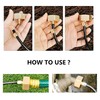 Hourleey Garden Hose Adapter, Brass Standard 3/4" Female Thread to
