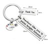 Unbranded Stainless Steel Keychain With Words "Bright Future" Teacher's Gift