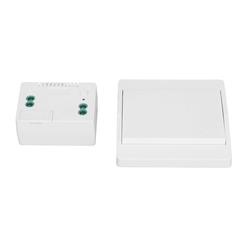Wireless Light Switch Receiver Kit Self Generating Kinetic Energy Remote