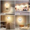 Cadrim Under Cabinet Lighting, Rechargeable Puck Lights with Remote Control,