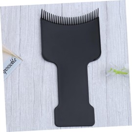 WOONEKY 2pcs Small Hair Dye Comb Long Board Hair Coloring Brush Tool for Professional Salon and Home Use Protects Scalp Quick and Easy Application Black Color