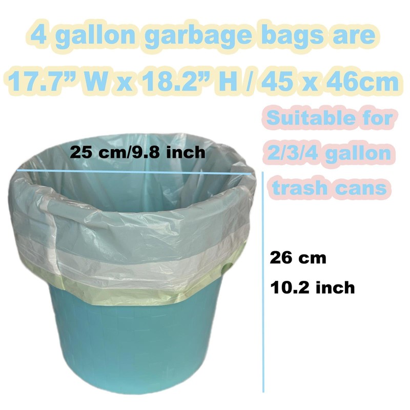Trash Bags - Kitchen Drawstring Trash Bags, Garbage Bags 4