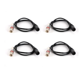 650nm red line laser module industrial laser module adjustable focus line length 19.7″ DC plug diameter 12mm (traverse-4pack)