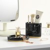 5-Piece Bathroom Counter Top Accessory Set - Dispenser for Liquid