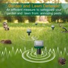 8 Pack Mole Repellent for Lawns Solar Powered Groundhog Spikes,