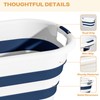 OOAMBB 43L(11.5Gallon) Collapsible Laundry Basket Plastic, Pop Up Laundry hamper/Storage