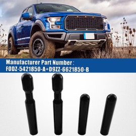 Door Lock Knob Post Pull Pin Fit for Ford F150, Explorer FODZ-5421850-A+D9ZZ-6621850-B Front Door 2pcs + Back Door 2pcs Door Lock Knob Post Pull Pin Fit for Ford F150, Explorer