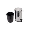 Croydex 3 Litre Chrome Pedal Bin with Soft Close
