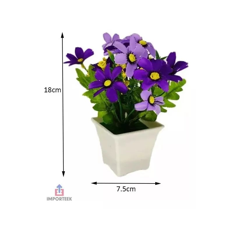 Importeek 10pz Arreglo Floral Artificial Flores Planta Decoracion Ramo