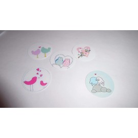 Unbranded Pre Cut One Inch Bottle  BIRDS Free Shipping - photo, 15 images