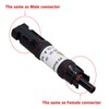 Solar Fuse Connector Eujgoov 1000V Waterproof Solar Fuse Holder Male