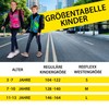 REEFLEXX REEFLEXX Warnweste/Reflektorweste/Sicherheitsweste fr Kinder, erh?hte Sichtbarkeit im Stra?enverkehr, Joggen,