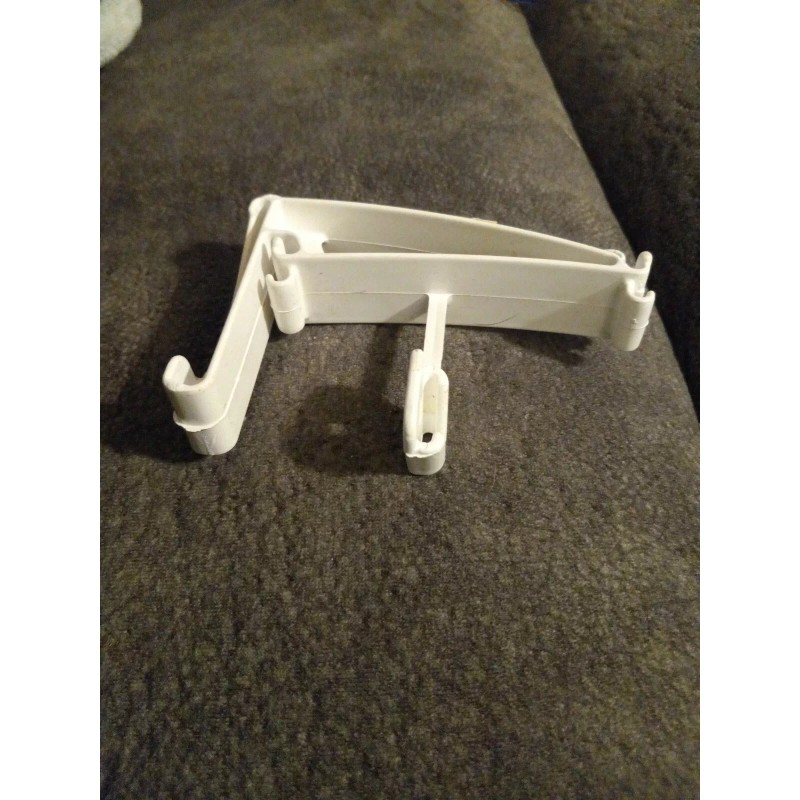 Amerimax Contemporary 4-inch Hidden Gutter Hook Hanger - White Vinyl