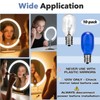 10-Pack 20W 120V Lighting Makeup Mirror Bulb Compatible with Conair