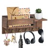 Mulaibdin Key Holder with Shelf, Key Holder Wall Wood, Key