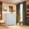 DWVO Dresser for Bedroom, Tall Dresser, Fabric Dresser with 8