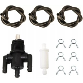 Unbranded 3-Way Gas Fuel Shut off Valve Petcock For Polaris 2001-02 Scrambler 400 2x4 4x4