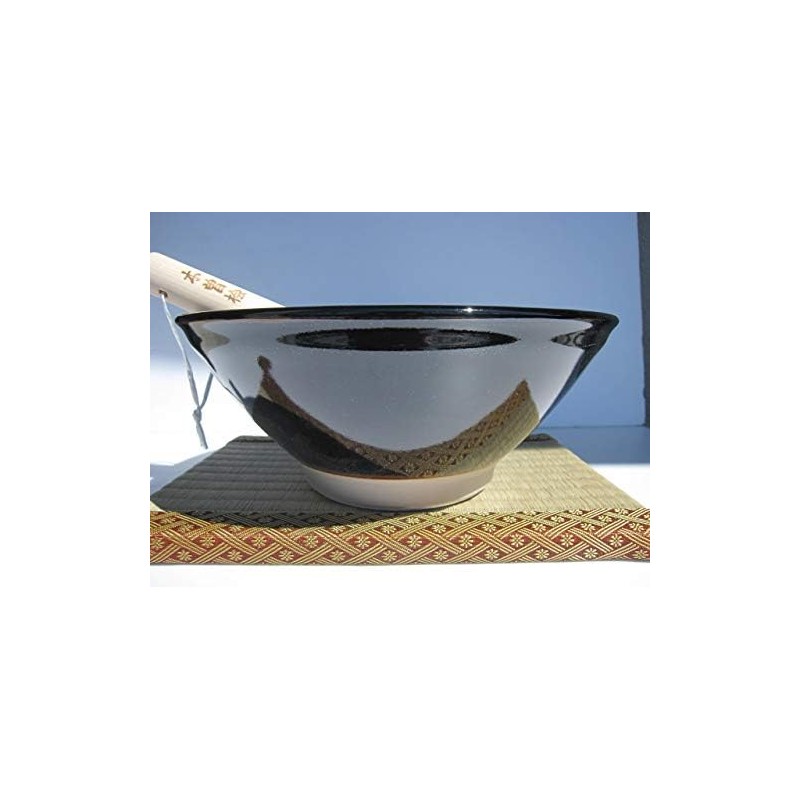 Made in Japan Mino Ware Ripple Ridge Mortar & Pestle