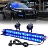 Xprite Emergency Dash Strobe Light Aluminum w/Upgrade Suction Cups, Interior