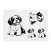 4 x 'Havanese Dog' Temporary Tattoos - Water Resistant, Skin-Safe,