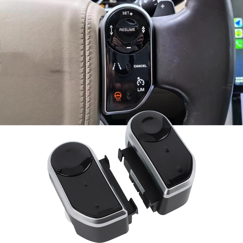 Pair of Car Steering Wheel Buttons Key Control Switch for