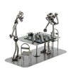 Steelman24 I Nuts and bolts sculpture Chess Player I Handmade