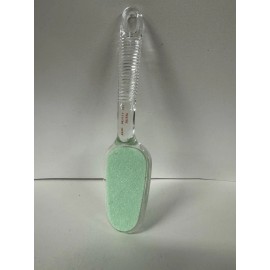 Basic Beauty Foot scruber Professional Callus Foot File Dual Sided.  Clear