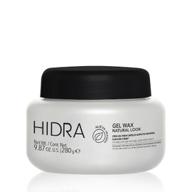 Cera Gel Profesional 280 g | HIDRA GEL WAX NATURAL | Peinados Duraderos con Fijación Alta | Definición de Picos y Mechones | Fórmula Ligera y No Grasosa