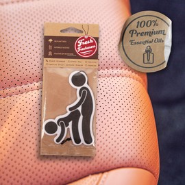 Funny Adult Car Air Freshener 3 Pack Scented With Essential Oils By Fresh Fresheners