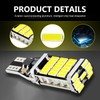 4 PCS 921 LED Reverse Lights, T15 4014 45SMD Chipsets