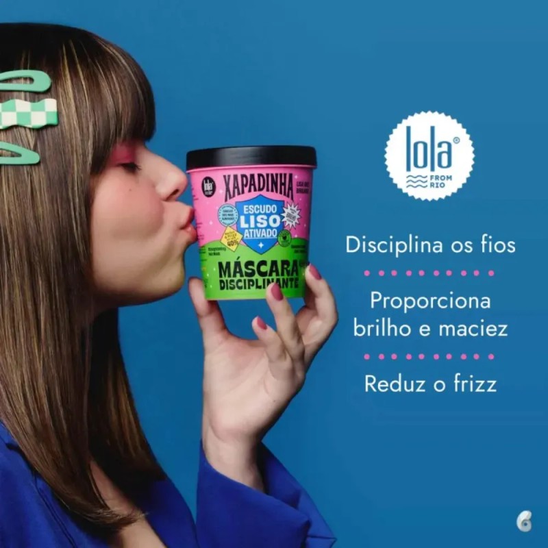 Mascarilla Capilar Disciplinante Lola Cosmetics Xapadinha 450g