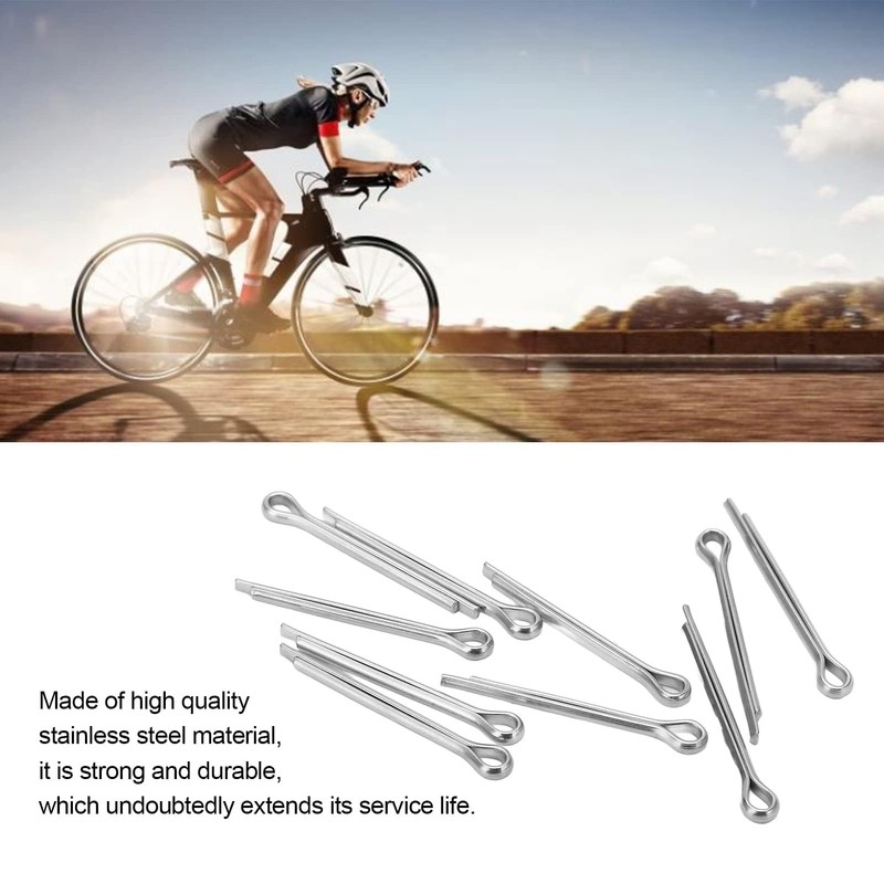 equlup Cotter Lock Pin, 10 Pcs Bike Disc Brake Pads