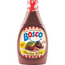 Bosco Sugar Free Chocolate Syrup, 18 oz (2 Pack) | Fat Free, Gluten Free, Made with Natural Cocoa