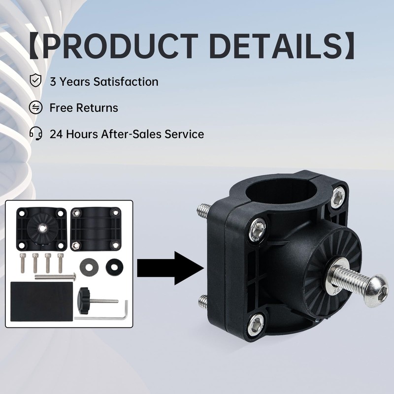 0 Degree LiveScope Plus LVS34 Transducer Adjustable Pole Mount for