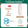 ORIGACH DIY Macrame Christmas Tree Wall Hanging kit Handmade Woven