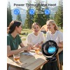Koonie 10000mAh Battery Operated Misting Fan with Clip, Portable 8''