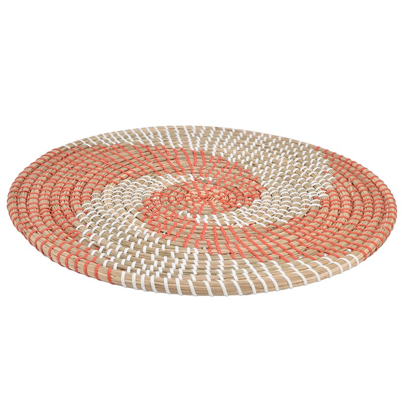 Wall Basket Natural Rattan Exquisite Rustic Decorative Hanging Woven Wall
