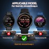 3 Pack for Garmin Vivoactive 6 Case 9H Tempered Glass