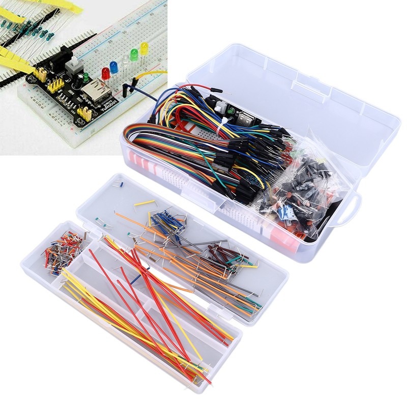 830 Tie Points Breadboard with Power Supply Module DIY Circuit