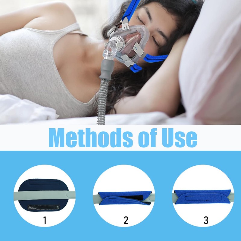 4 Pack CPAP Strap Covers，CPAP Strap Cover Comfort Headgear Pads，CPAP