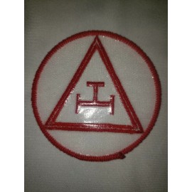Royal Arch Masonry  Iron-On Patch Capitular Masonry  Emblem  3 1/8" Diameter