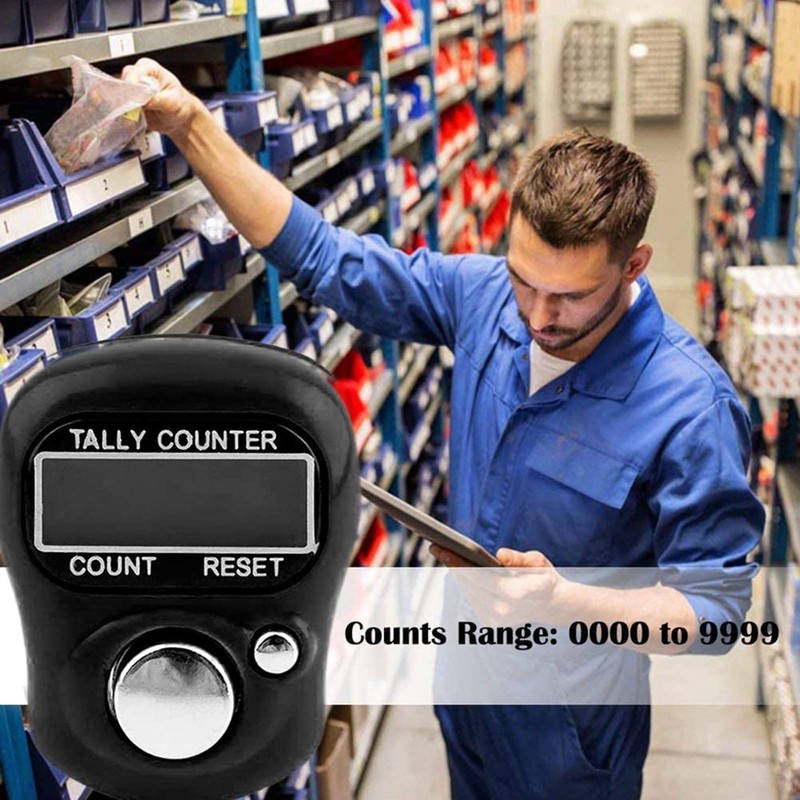 Electronic Finger Counter,4-Pack Case Resettable 5 Digit LCD Electronic Digital