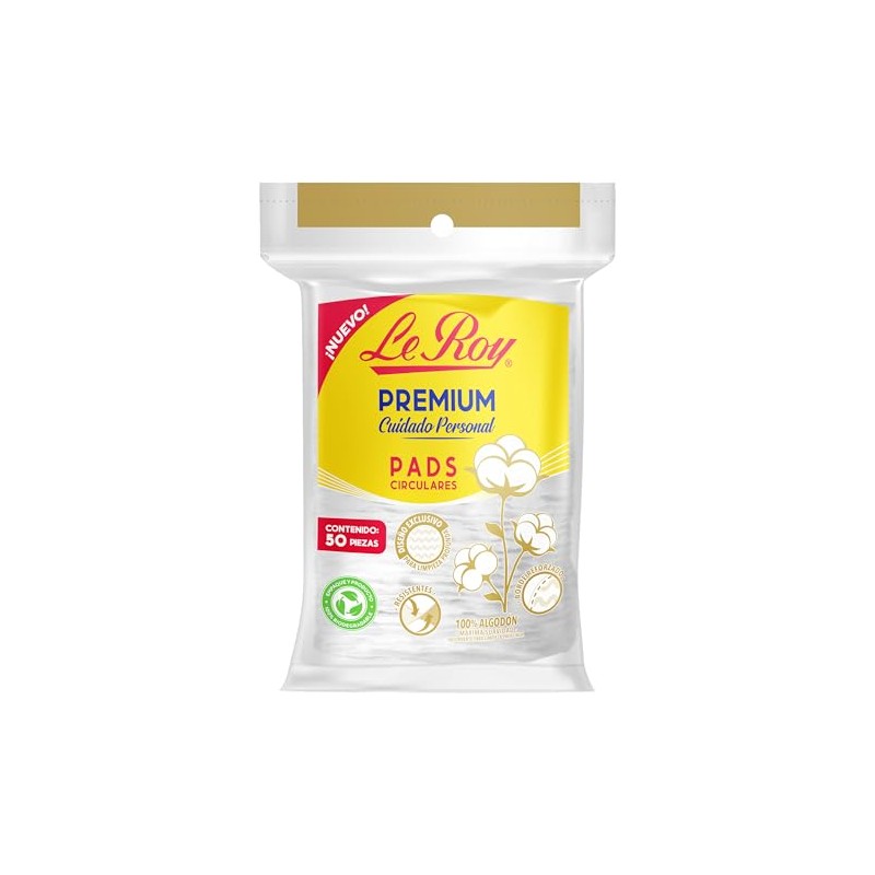 LE ROY PREMIUM PADS CIRCULARES 50 PZ