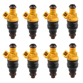 MOSTPLUS Flow Matched Fuel Injectors Compatible with Ford F150 F250 E-150 E-250 Lincoln Mercury 4.6L 5.0L 5.4L 5.8L 0280150943 0280150939 0280150909 (Set of 8)